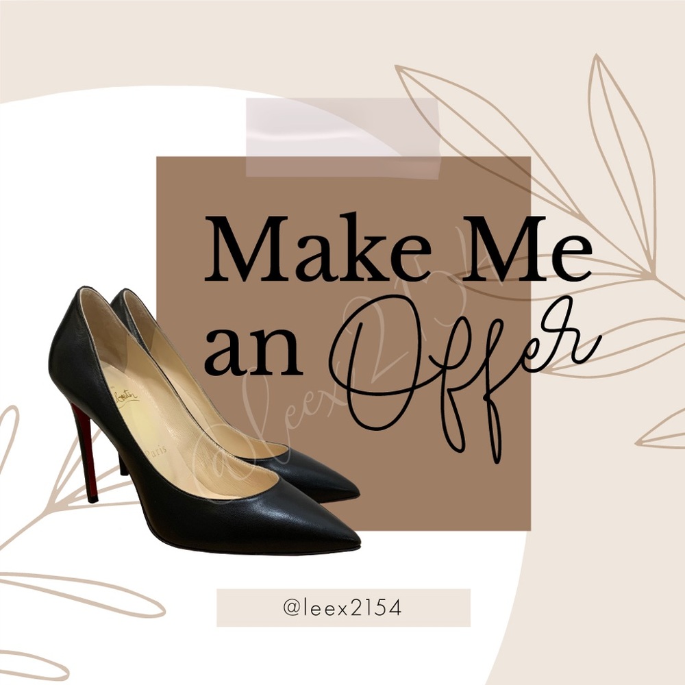 Don't be shy! Send me your best offer!